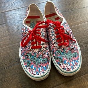 VANS Authentic x Where's Waldo? Land of Waldos Men’s 8/ Women’s 9.5 Limited